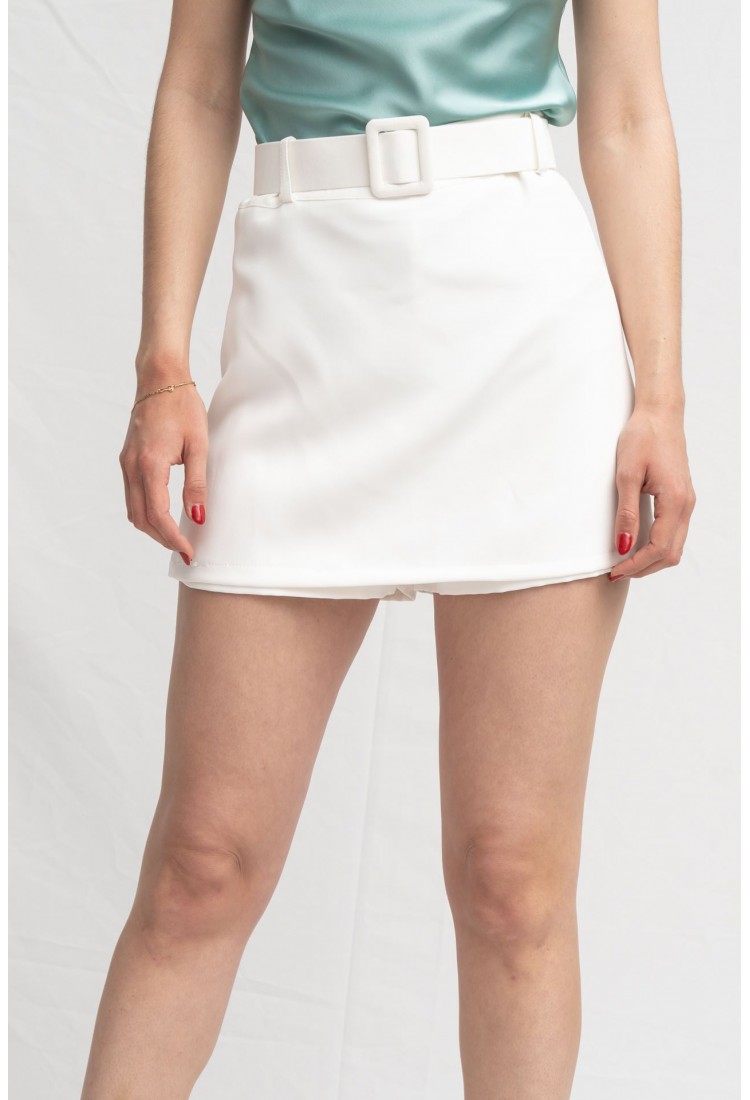 SKIRT-SHORTS WITH BELT 2243