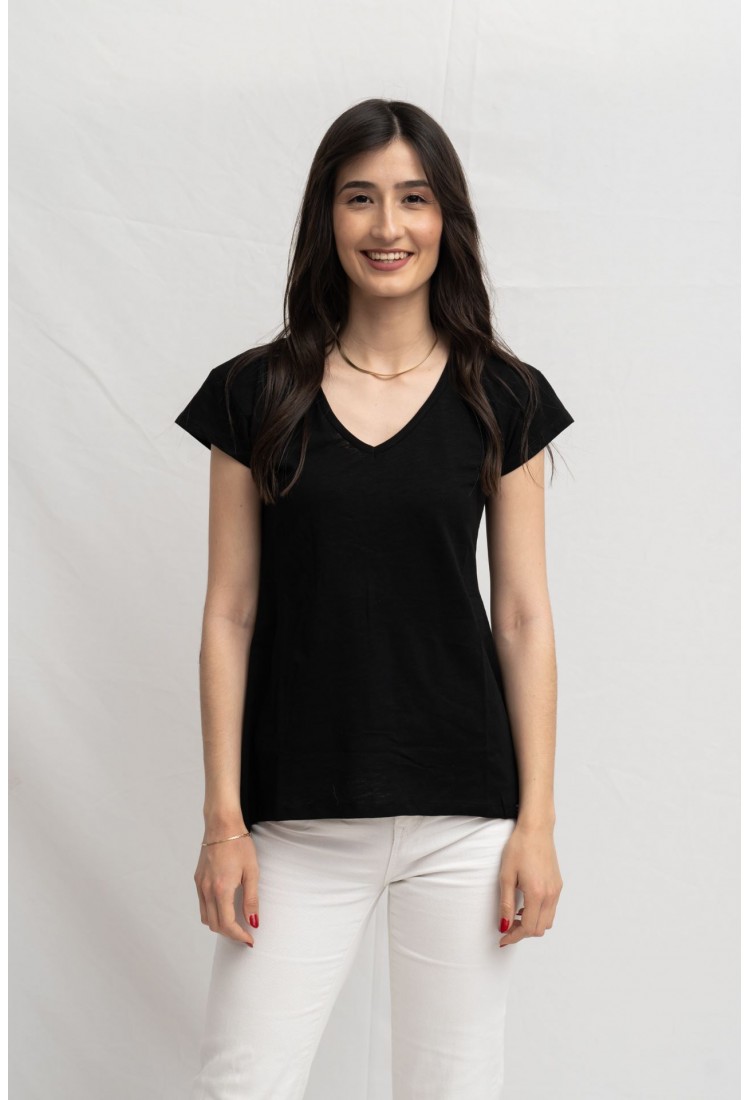 T-SHIRT BASIC V NECK