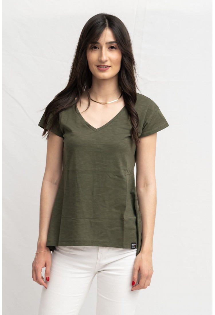 T-SHIRT BASIC V NECK