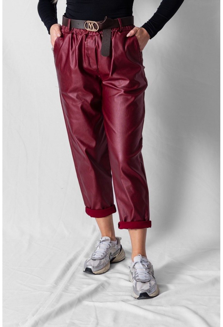 ΠΑΝΤΕΛΟΝΙ ΔΕΡΜΑΤΙΝΗ ΜΕ ΛΑΣΤΙΧΟ 1627