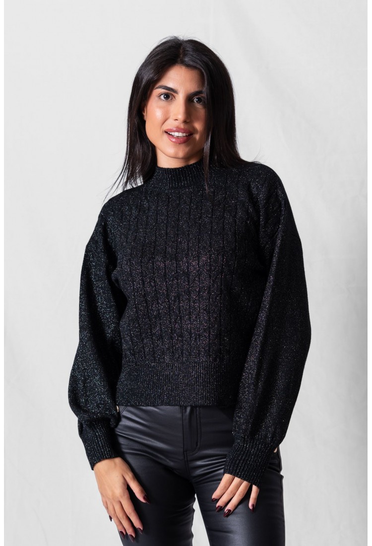 ΠΟΥΛΟΒΕΡ ΜΕ ΛΑΙΜΟ ΚΑΙ ΣΧΕΔΙΟ ΠΛΕΞΗΣ 891