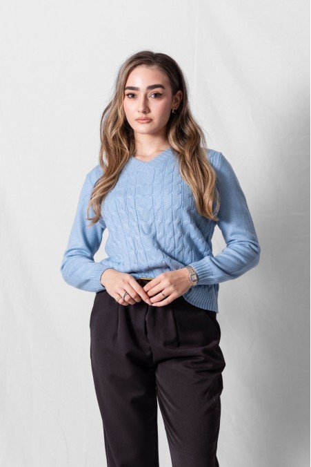 ΠΟΥΛΟΒΕΡ ΜΕ V ΚΑΙ ΣΧΕΔΙΟ ΠΛΕΞΗΣ 897