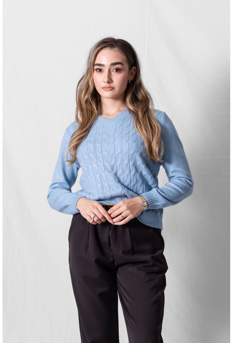 ΠΟΥΛΟΒΕΡ ΜΕ V ΚΑΙ ΣΧΕΔΙΟ ΠΛΕΞΗΣ 897