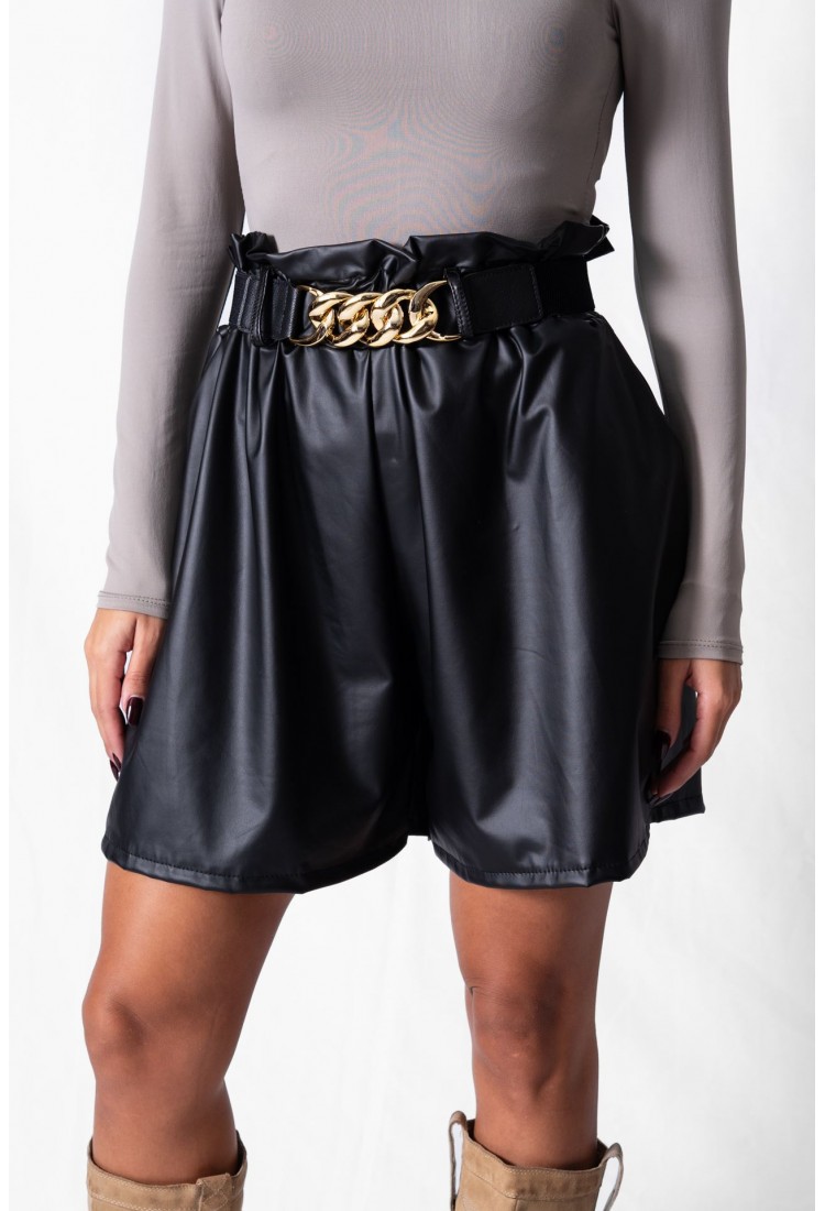 ΔΕΡΜΑΤΙΝΟ ΣΟΡΤΣ ΜΕ ΛΑΣΤΙΧΟ 6566> ΔΕΡΜΑΤΙΝΟ ΣΟΡΤΣ ΜΕ ΛΑΣΤΙΧΟ 6566