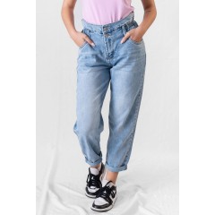 MOM FIT JEANS WITH ELASTIC 1508 MOM FIT JEANS WITH ELASTIC 1508