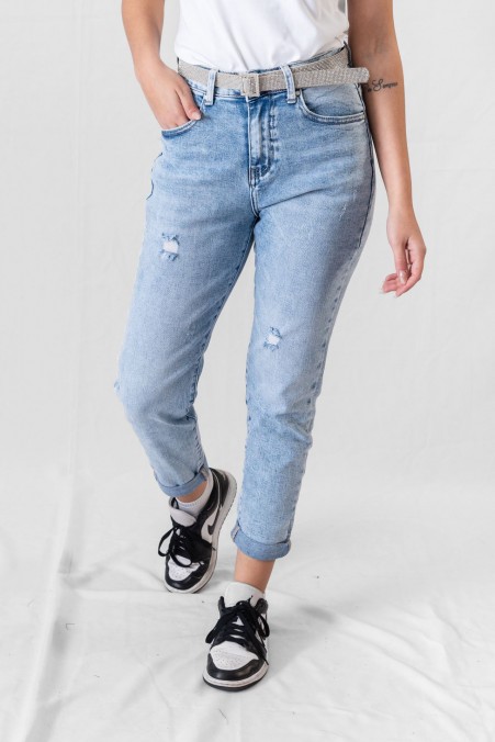 ΤΖΙΝ MOM FIT ΜΕ ΓΔΑΡΣΙΜΑΤΑ 7533