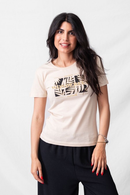 T-SHIRT SHINY LEAVES 2532006