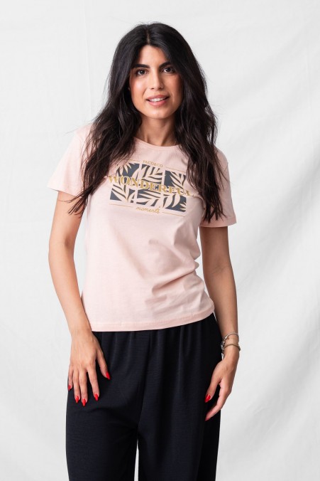 T-SHIRT SHINY LEAVES 2532006