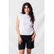 T-SHIRT ΜΕ ΔΙΑΚΟΣΜΗΤΙΚΑ ΚΟΥΜΠΙΑ ΣΤΑ ΜΑΝΙΚΙΑ 67225 T-SHIRT ΜΕ ΔΙΑΚΟΣΜΗΤΙΚΑ ΚΟΥΜΠΙΑ ΣΤΑ ΜΑΝΙΚΙΑ 67225