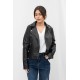 JACKET ΔΕΡΜΑΤΙΝΗ ΜΕ ΚΟΥΜΠΩΜΑ ΣΤΟ ΠΛΑΙ 63132