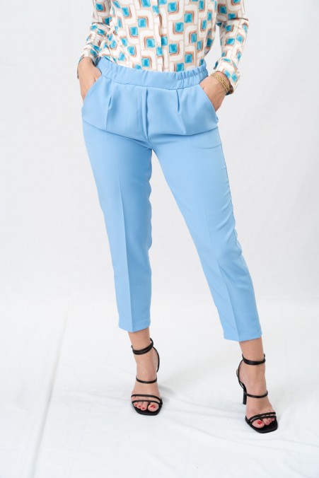 PANTS WITH ELASTIC WAIST 9528