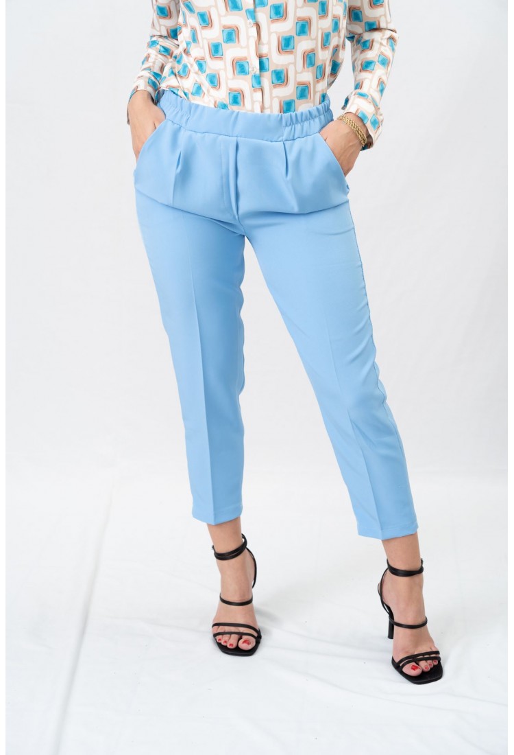 PANTS WITH ELASTIC WAIST 9528