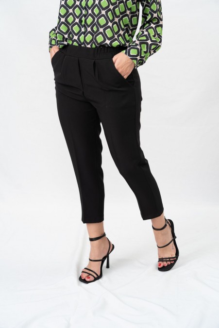 PANTS WITH ELASTIC WAIST 9528