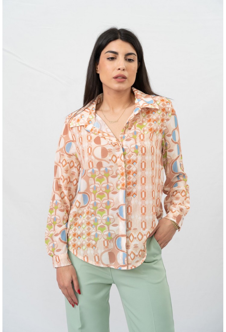 PRINTED SHIRT WITH BUTTONS 5172