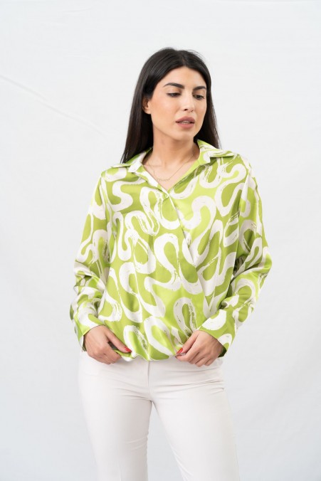 CROISE PRINTED BLOUSE 6078