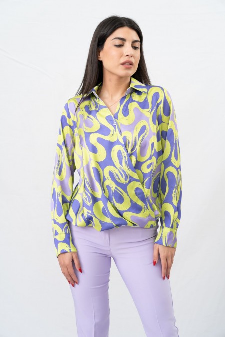 CROISE PRINTED BLOUSE 6078