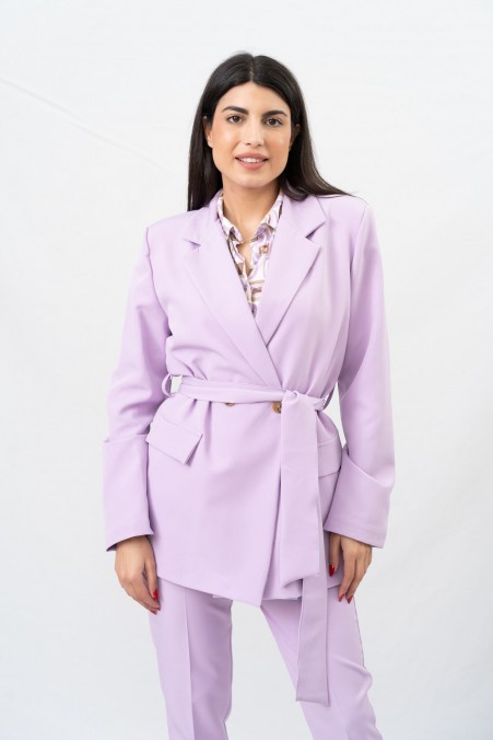 JACKET WITH CROSSBOW AND BELT 23043