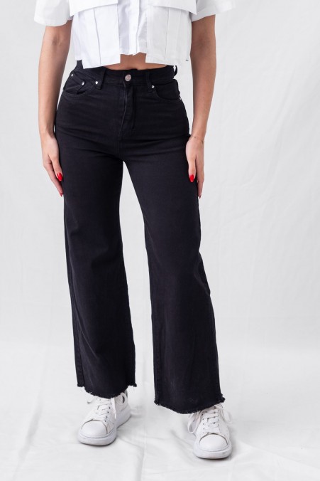 WIDE LEG JEANS WITH SLITS SJ983