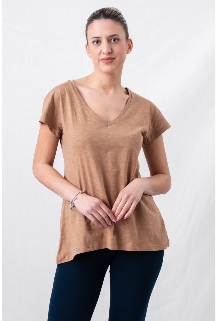 T-SHIRT BASIC V NECK