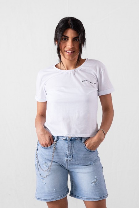 T-SHIRT POSITIVE VIBES 2432011