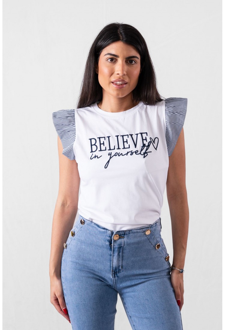 T-SHIRT BELIEVE IN YOURSELF 58512 T-SHIRT BELIEVE IN YOURSELF 58512