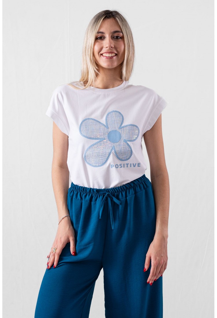 T-SHIRT FLOWER 58703> T-SHIRT FLOWER 58703