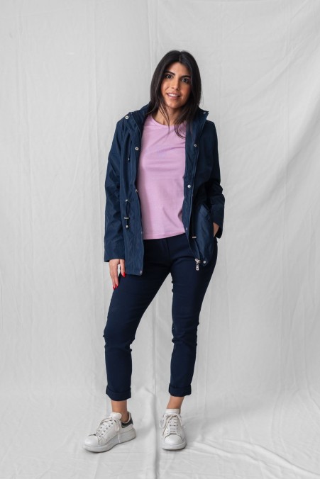 RAINCOAT WITH DETACHABLE HOOD 2290