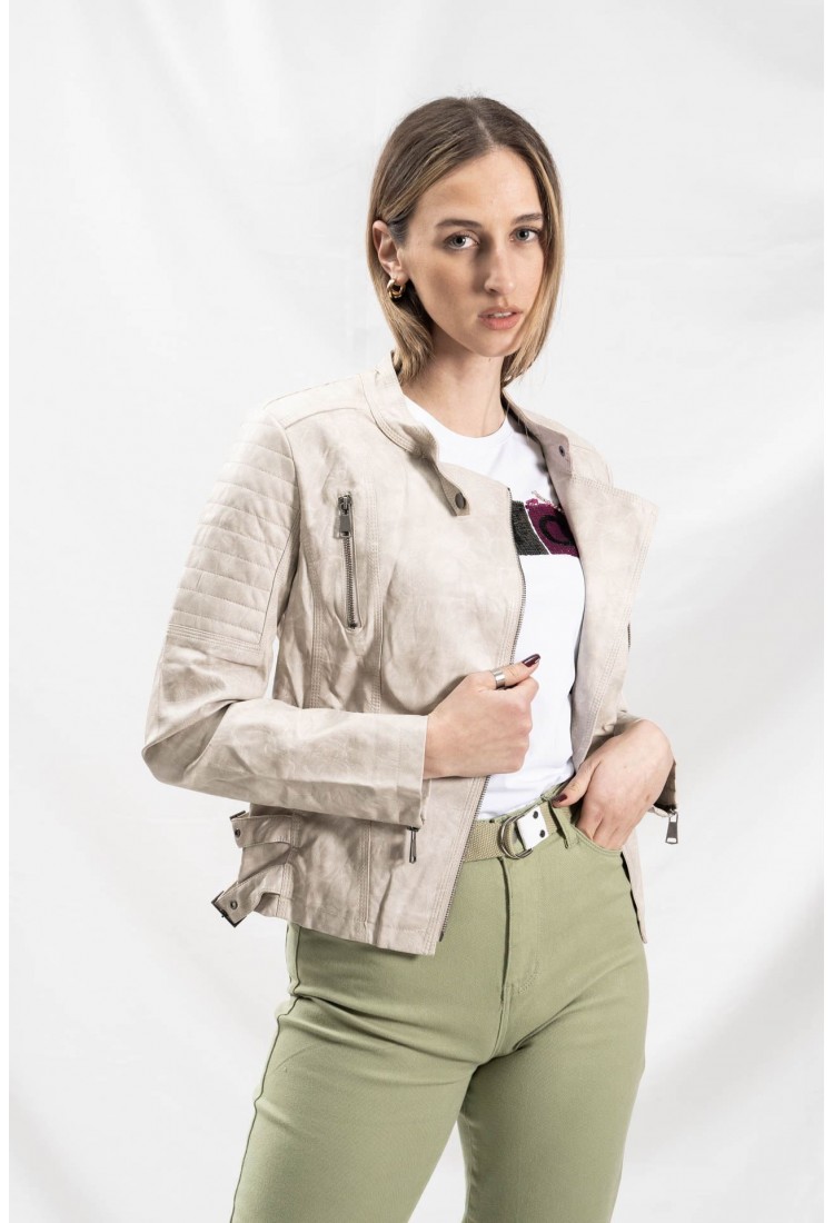 JACKET ΔΕΡΜΑΤΙΝΗ BIKER 1278