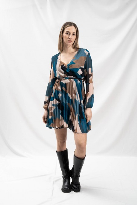 PRINTED DRESS 13716 PRINTED DRESS 13716