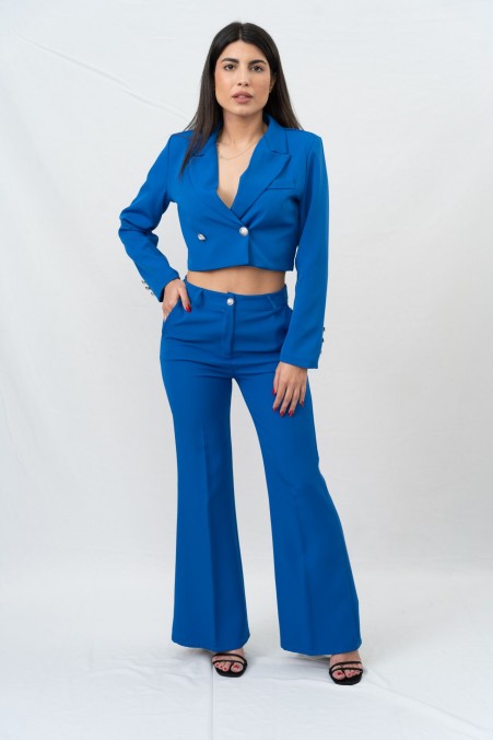 CROP JACKET & PANTS CLOTHING SET 86071