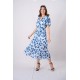 FLORAL DRESS WITH RUFFLES 12608