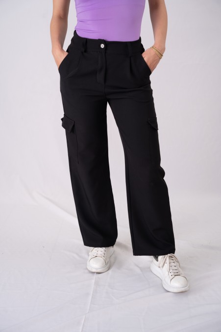 CARGO PANTS WITH SIDE POCKETS 17156