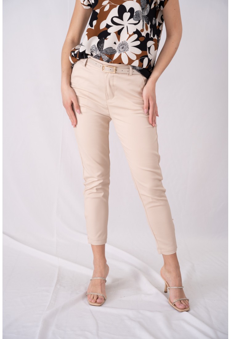 FABRIC TROUSERS WITH BELT 2516