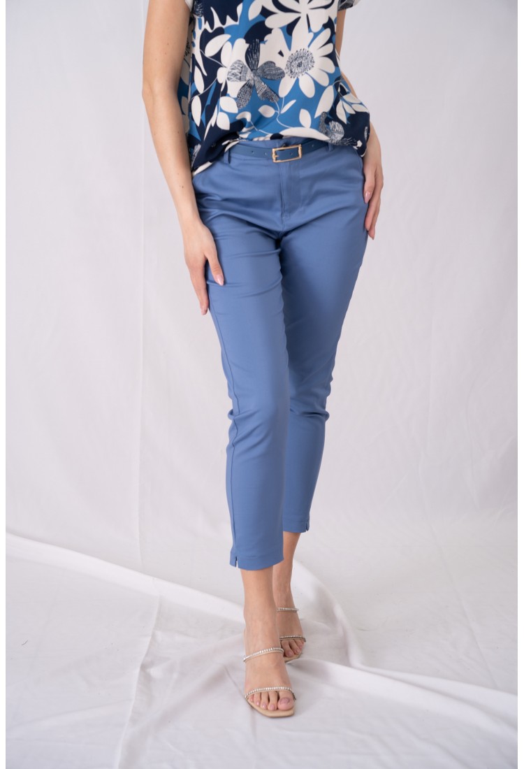 FABRIC TROUSERS WITH BELT 2516