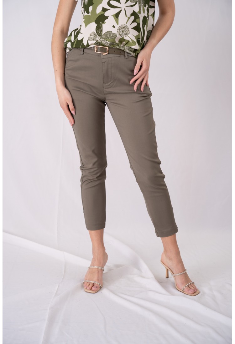 FABRIC TROUSERS WITH BELT 2516