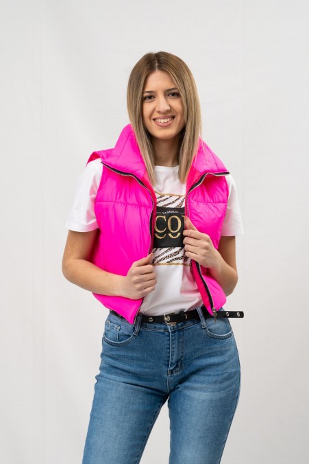 SHORT SLEEVELESS JACKET 1093