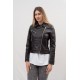 LEATHER JACKET WITH COLLAR 63156