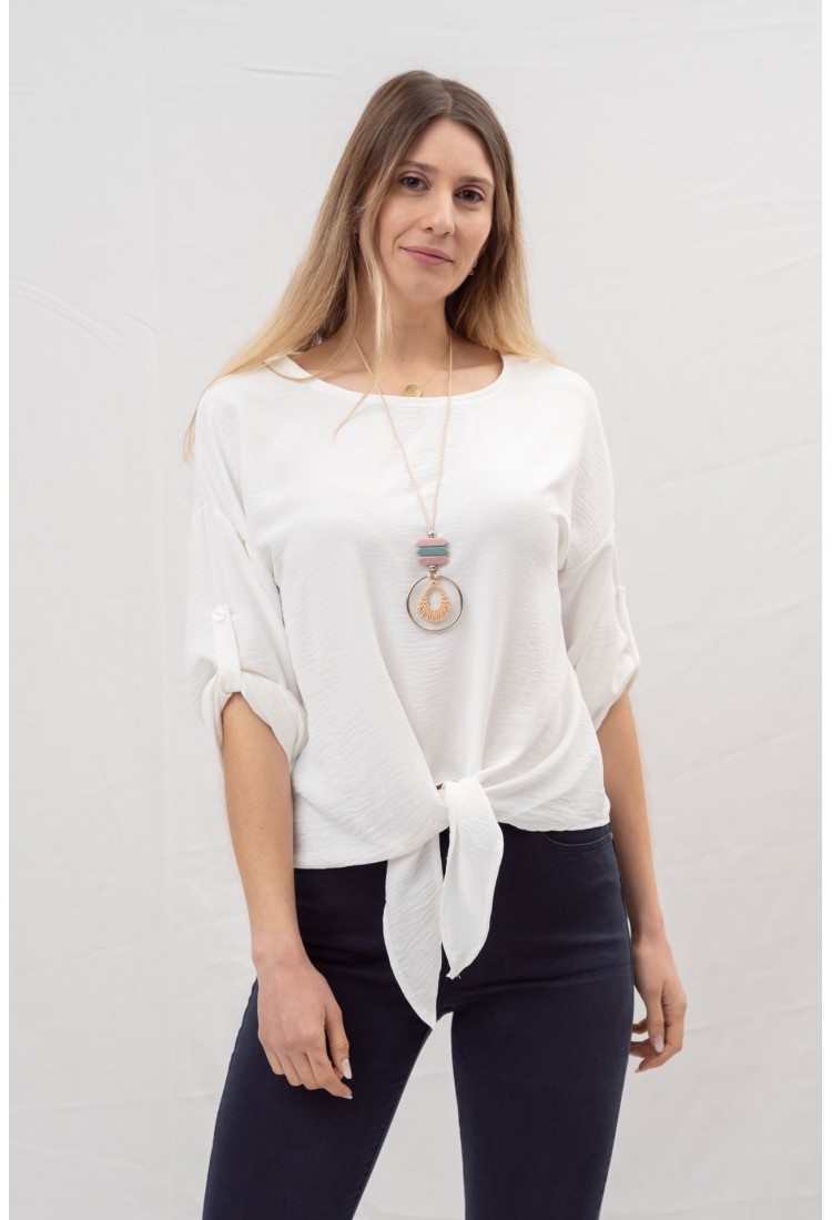 TIE-FRONT T-SHIRT 22391