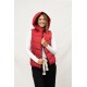 SLEEVELESS JACKET WITH HOOD 88007