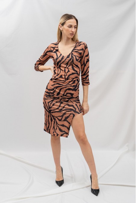 ANIMAL PRINT DRESS 14220