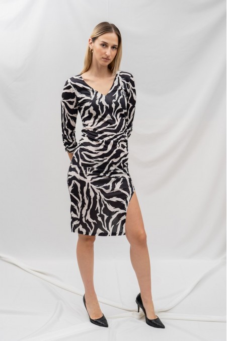 ANIMAL PRINT DRESS 14220