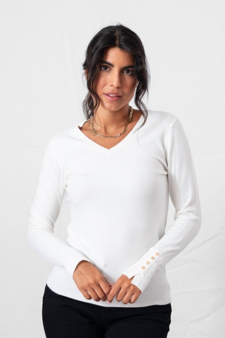 V-NECK SWEATER 9001