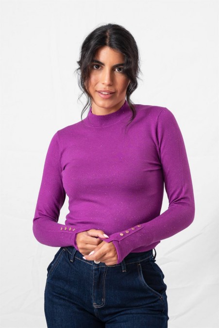 ΠΟΥΛΟΒΕΡ ΜΕ ΛΑΙΜΟ ΚΑΙ ΧΡΥΣΟΚΛΩΣΤΗ 9011