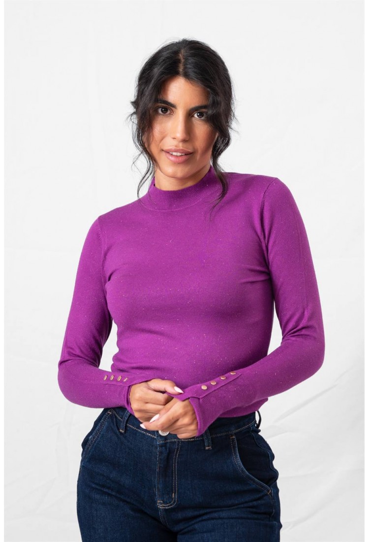 ΠΟΥΛΟΒΕΡ ΜΕ ΛΑΙΜΟ ΚΑΙ ΧΡΥΣΟΚΛΩΣΤΗ 9011