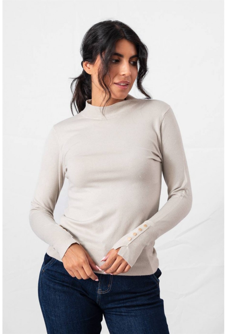 ΠΟΥΛΟΒΕΡ ΜΕ ΛΑΙΜΟ ΚΑΙ ΧΡΥΣΟΚΛΩΣΤΗ 9011