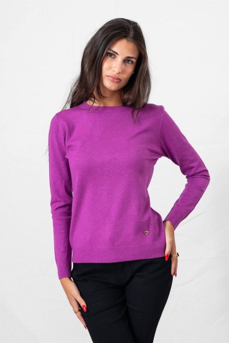 CUT-NECK SWEATER 9025