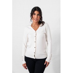 V-NECK JACKET WITH GOLDEN BUTTONS 9018 V-NECK JACKET WITH GOLDEN BUTTONS 9018