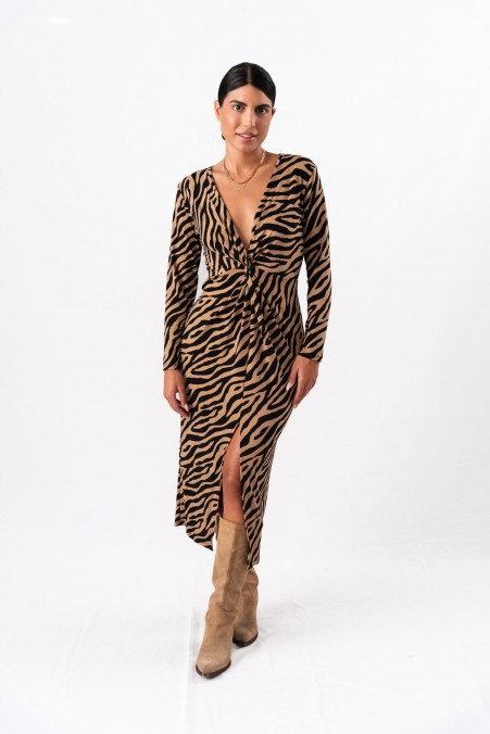 ZEBRA PRINT DRESS 16693 ZEBRA PRINT DRESS 16693