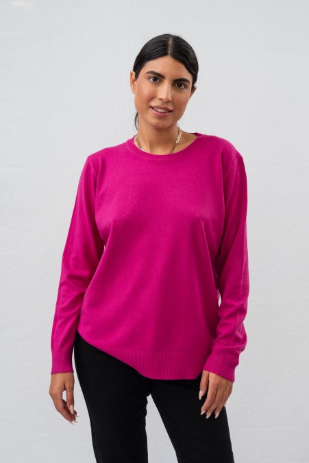 CUT-NECK SWEATER 2308