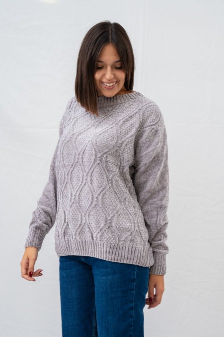 LIGHT JERSEY PULLOVER WITH KNITTING PATTERN 662 LIGHT JERSEY PULLOVER WITH KNITTING PATTERN 662